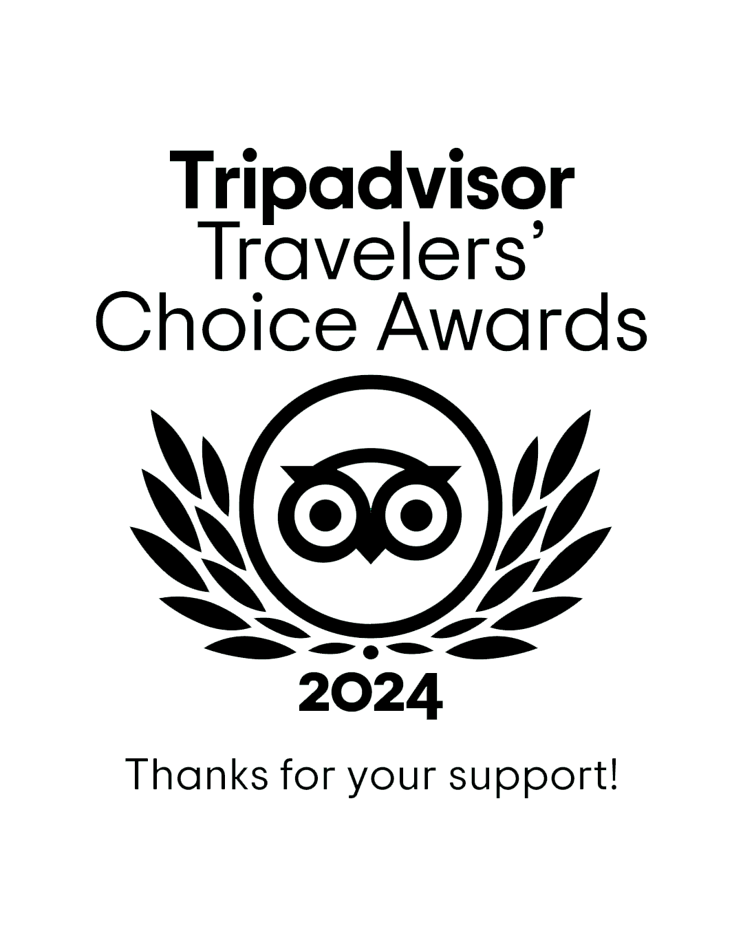 TripAdvisor Travelers' Choice 2024